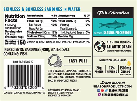 can of sardines calories|sardines in mustard nutrition facts.